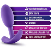 Luxe Wearable Vibra Slim Butt Plug - Small Size